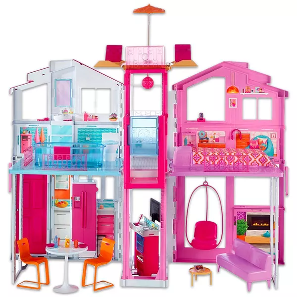 Barbie: Casa cu 3 nivele a lui Barbie