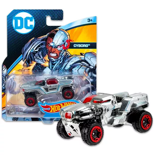 Hot Wheels DC karakter kisautók: Cyborg 