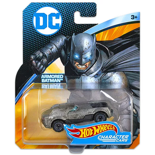 Hot Wheels DC: Maşinuţă caracter Armored Batman - gri