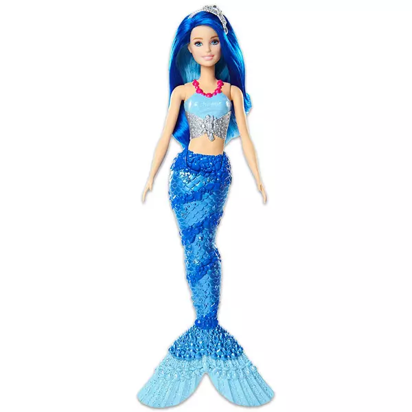 Barbie Dreamtopia: kék hajú Sellő baba