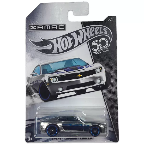 Hot Wheels ZAMAC 50. Szülinap: Chevy Camaro Concept kisautó