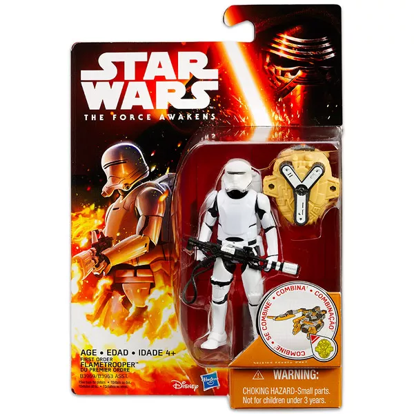 Star Wars: Az Ébredő Erő Első Rendi Lángszórós figura - 10 cm