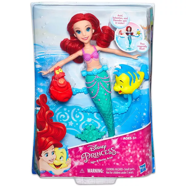 Disney hercegnők: forogj és ússz Ariel