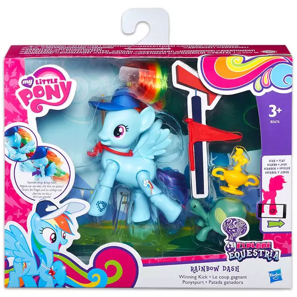 My Little Pony: Figurină ponei Rainbow Dash Winning Kick