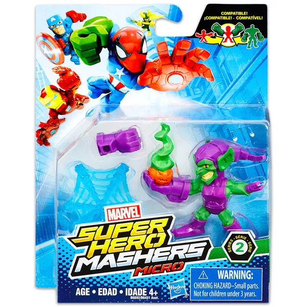 Marvel Mashers szuperhősök mikrofigura - Zöld Manó