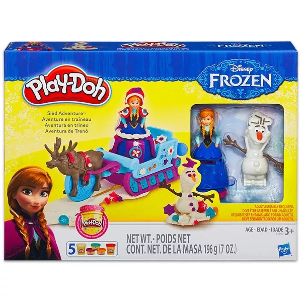 Play-Doh: Frozen Set plastilină Aventura cu sania