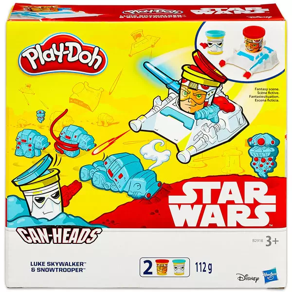 Play-Doh Star Wars: Set de joacă Luke Skywalker şi Snowtrooper