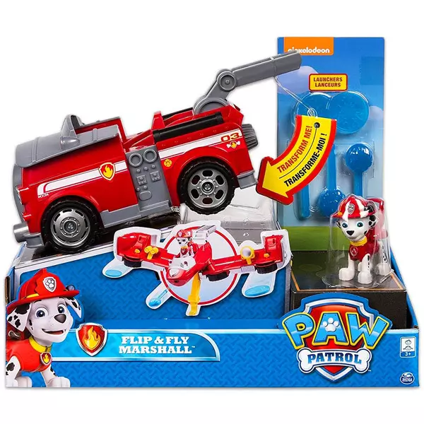 Paw Patrol: Vehicul Flip and Fly a lui Marshall