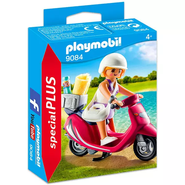 Playmobil: Lány robogón 9084