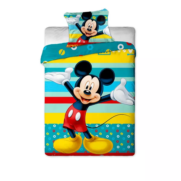 Mickey Mouse: lenjerie de pat cu două piese