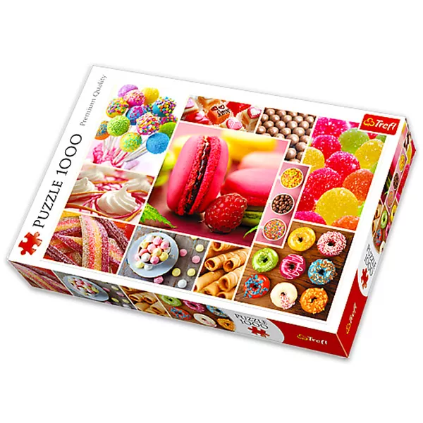 Trefl: Colaj dulciuri puzzle cu 1000 piese