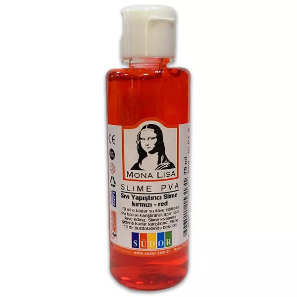 Mona Lisa Slime ragasztó 70 ml, piros