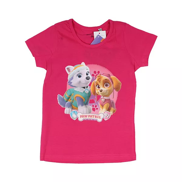 Paw Patrol: tricou cu mânecă scurtă pentru fete - mărime 98, pink