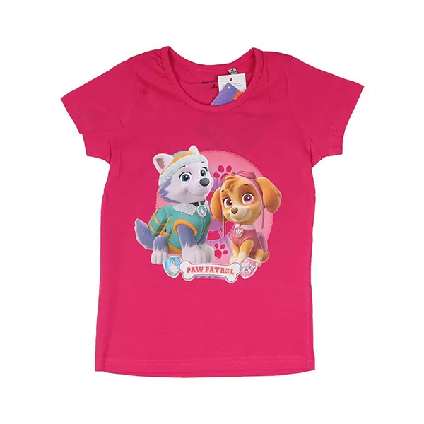 Paw Patrol: tricou cu mânecă scurtă pentru fete - mărime 116, pink