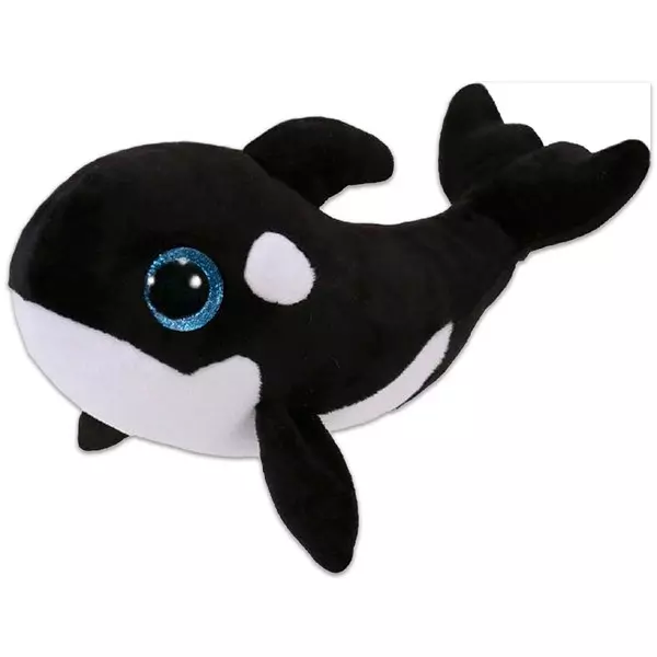 TY Beanie Boos: Nona figurină balenă ucigaşă de pluş - 15 cm