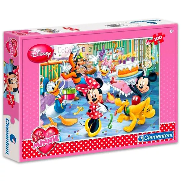 Clementoni: Minnie Mouse puzzle cu 100 piese