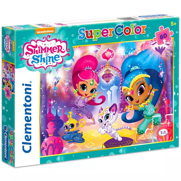 Clementoni: Shimmer and Shine puzzle SuperColor cu 60 piese