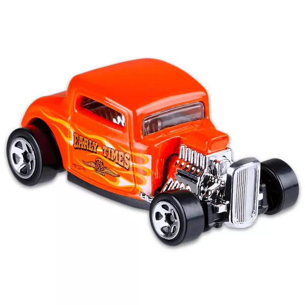 Hot Wheels Flames: Maşinuţă 32 Ford - portocaliu