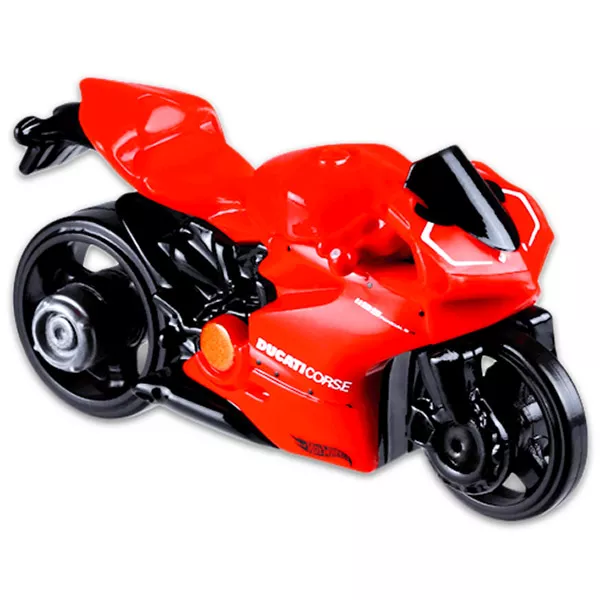 Hot Wheels Moto: Motocicletă Ducati 1199 Panigale - roşu