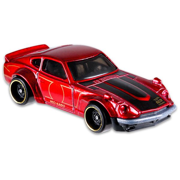 Hot Wheels - Datsun 240Z Customisée, Série Nightburnerz - Modèle Diecast 1/64 - Boîte Non Ouverte