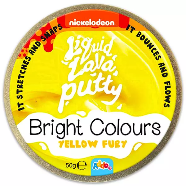 Plastilină inteligentă Putty: culori luminoase - galben