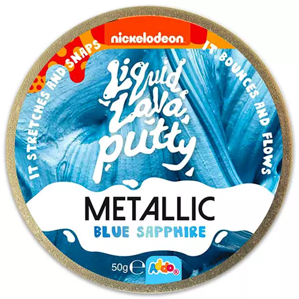 Plastilină inteligentă Putty: culori metalizate - albastru