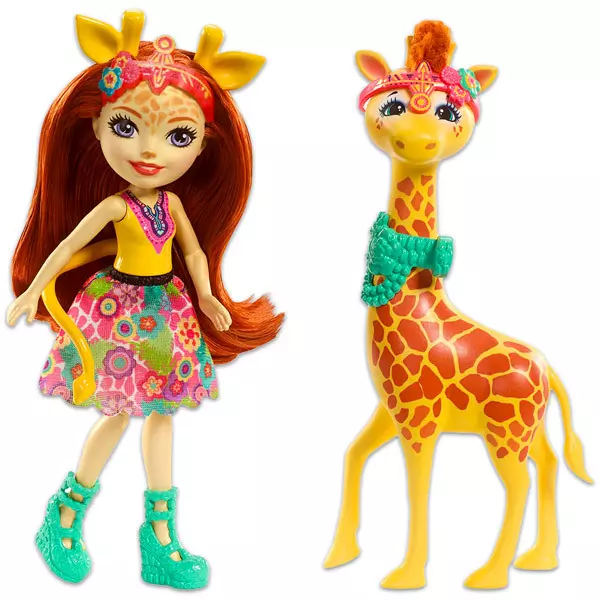 EnchanTimals: Girafa Gillian şi figurina Pawl