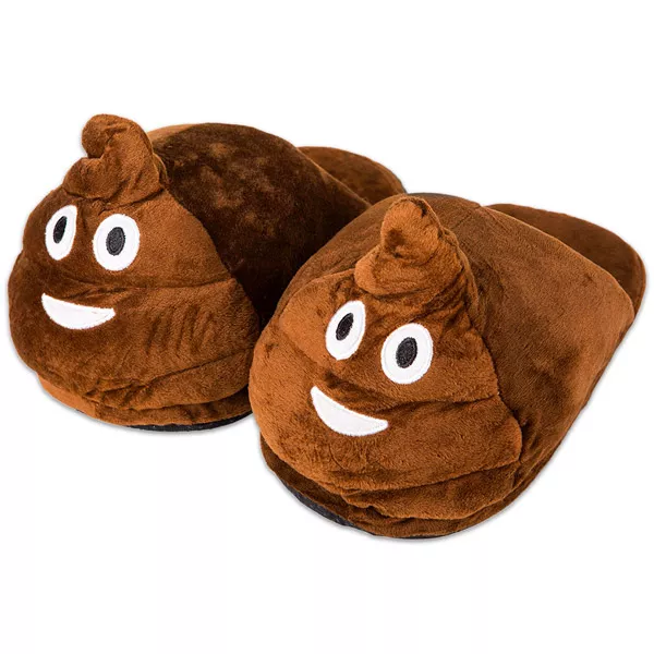 HappyFace: Papuci Pile of Poo - mărime pentru adulţi