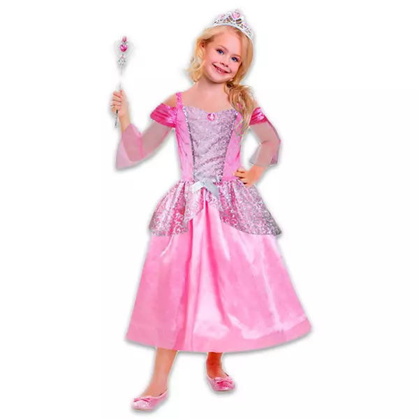 Costum Prinţesă cu accesorii - 3-6 ani