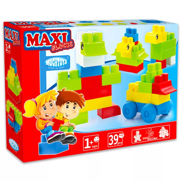 Maxi Blocks 39 darabos nagy építőkocka készlet dobozban