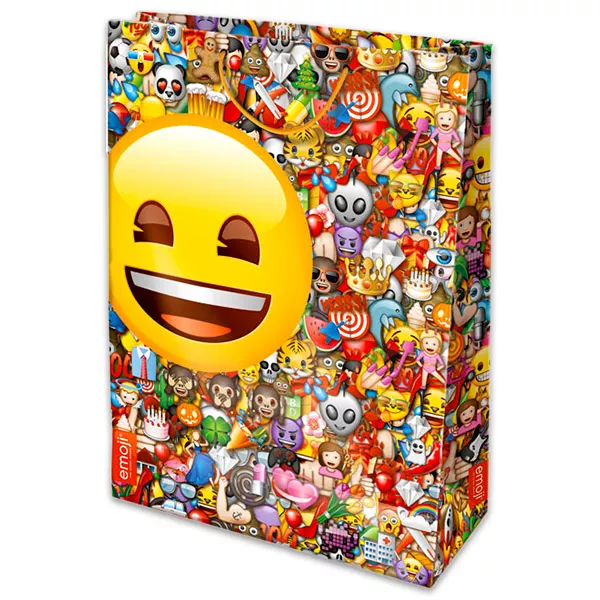 Boldog emoji dísztasak - 28 x 38 cm