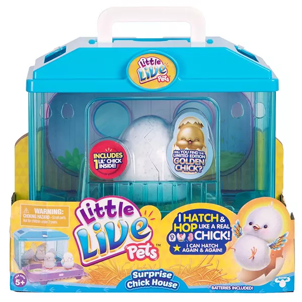 Little Live Pets: Pui surpriză în ou cu căsuţă