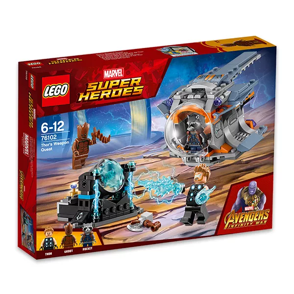 LEGO Super Heroes: În căutarea armei lui Thor 76102