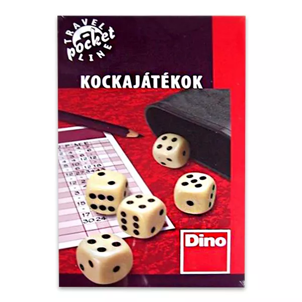 6 Dino: Jocuri cu zaruri - joc de societate cu instrucţiuni în lb. maghiară