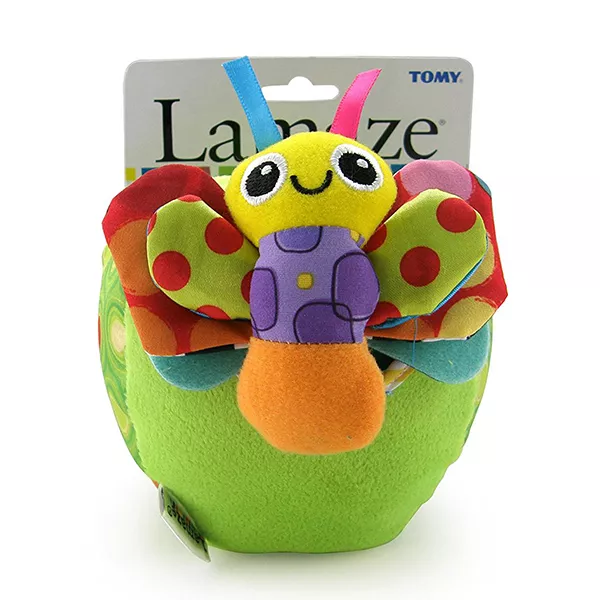 Lamaze: fluture cu măr - jucărie pentru bebeluşi