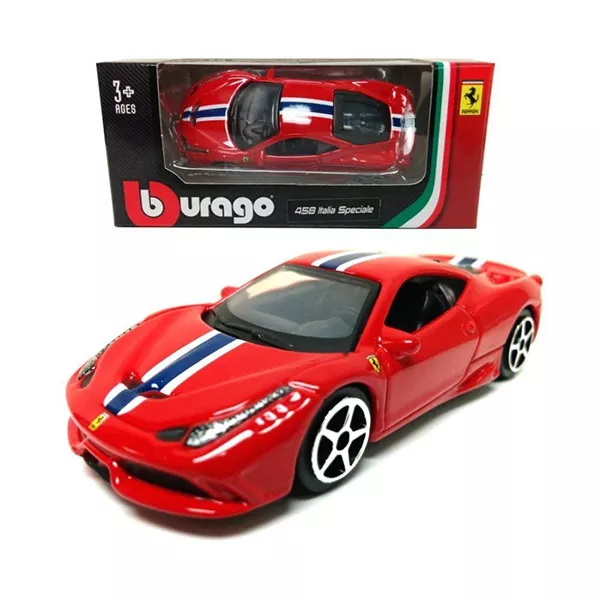 Bburago: Ferrari Race and Play 1:64 Ferrari 458 Speciale - piros