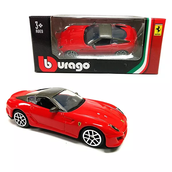 Bburago: Ferrari Race and Play 1:64 Maşinuţă Ferrari 599 GTO - roşu
