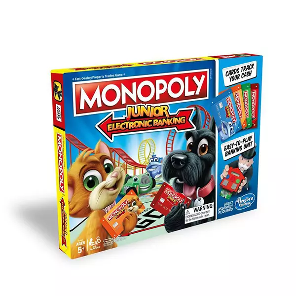 Monopoly Junior: Electronic Banking - joc de societate în lb. maghiară