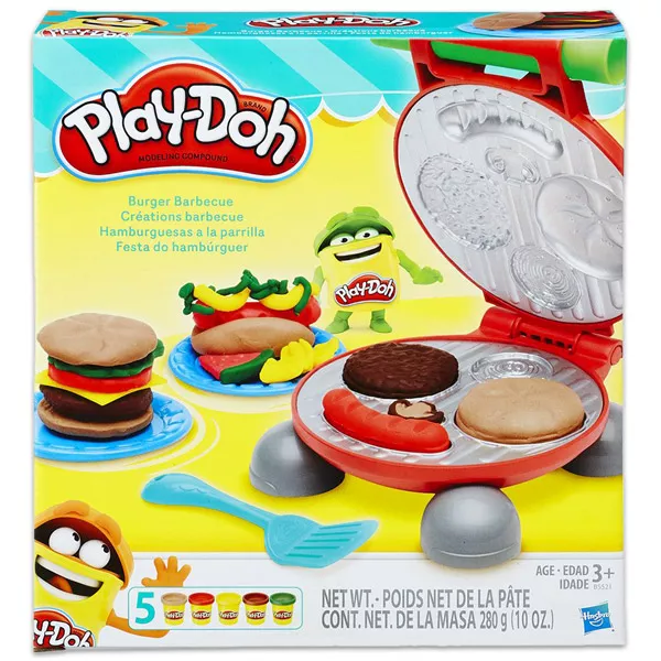 Play-Doh: burger grill szett