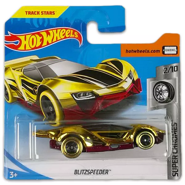 Hot Wheels Super Chromes: Maşinuţă Blitzspeeder - aurie