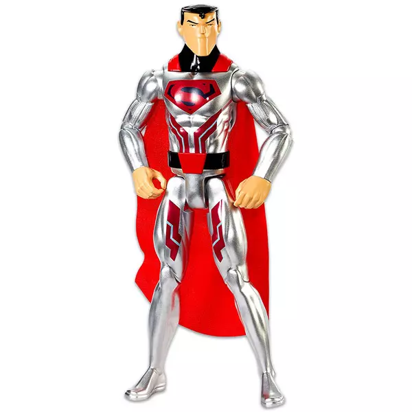 Az igazság ligája: Superman figura acél ruhában - 30 cm