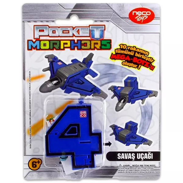 Pocket Morphers: 4 vadászgép figura