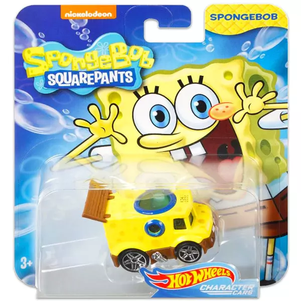 Hot Wheels SpongeBob: Maşinuţă caracter SpongeBob
