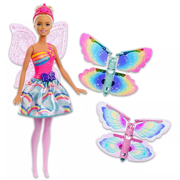 Barbie Dreamtopia: Păpuşă Barbie cu aripi zburătoare