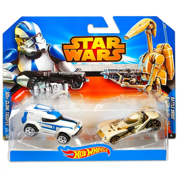 Hot Wheels Star Wars: Clone Trooper és Battle Droid