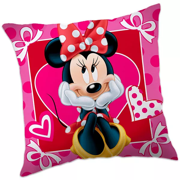 Minnie Mouse: pernă decorativă - inimioare