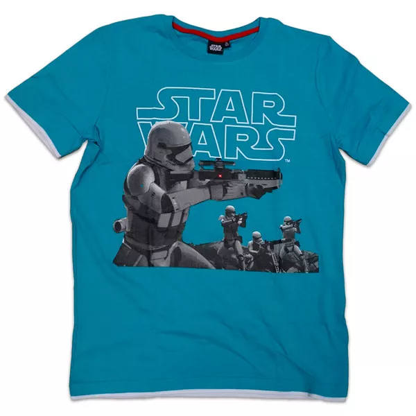 Star Wars: rövid ujjú póló - 134-140 méret, kék