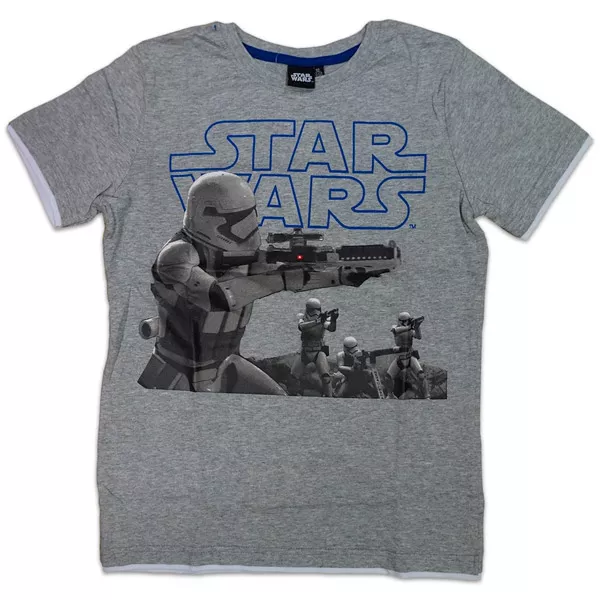 Star Wars: rövid ujjú póló - 146-152 méret, szürke