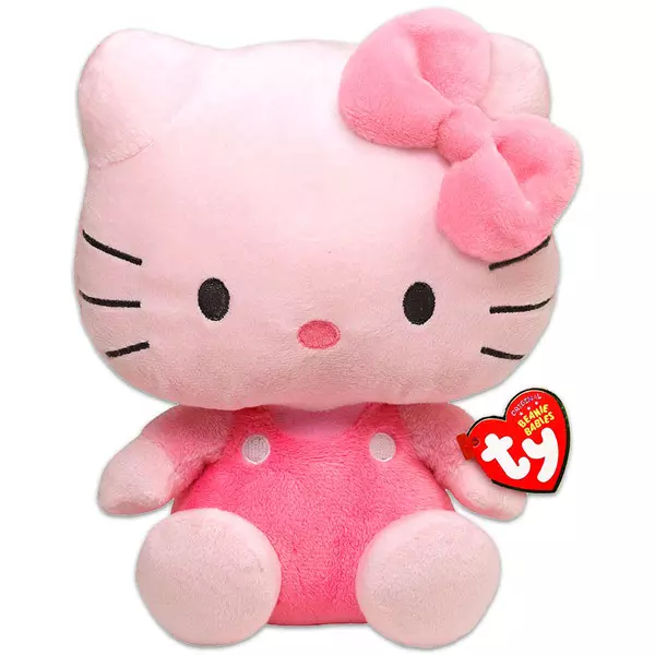 TY Beanie Babies: Hello Kitty plüssfigura - 15 cm