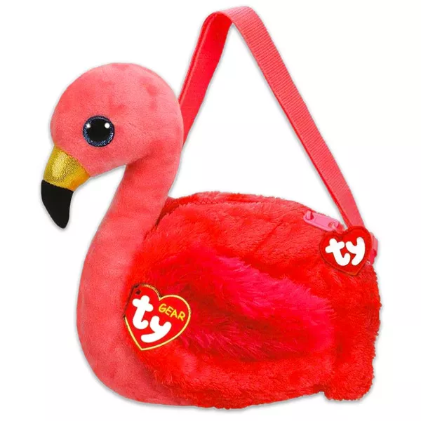 Ty Gear: Gilda flamingó oldaltáska - 15 cm